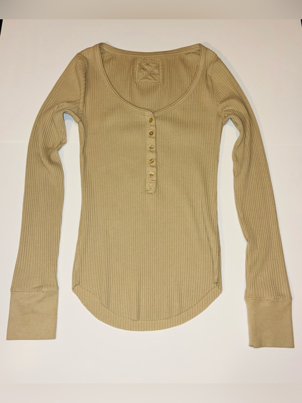 Aerie - Ribbed Henley - Picture 7 of 9